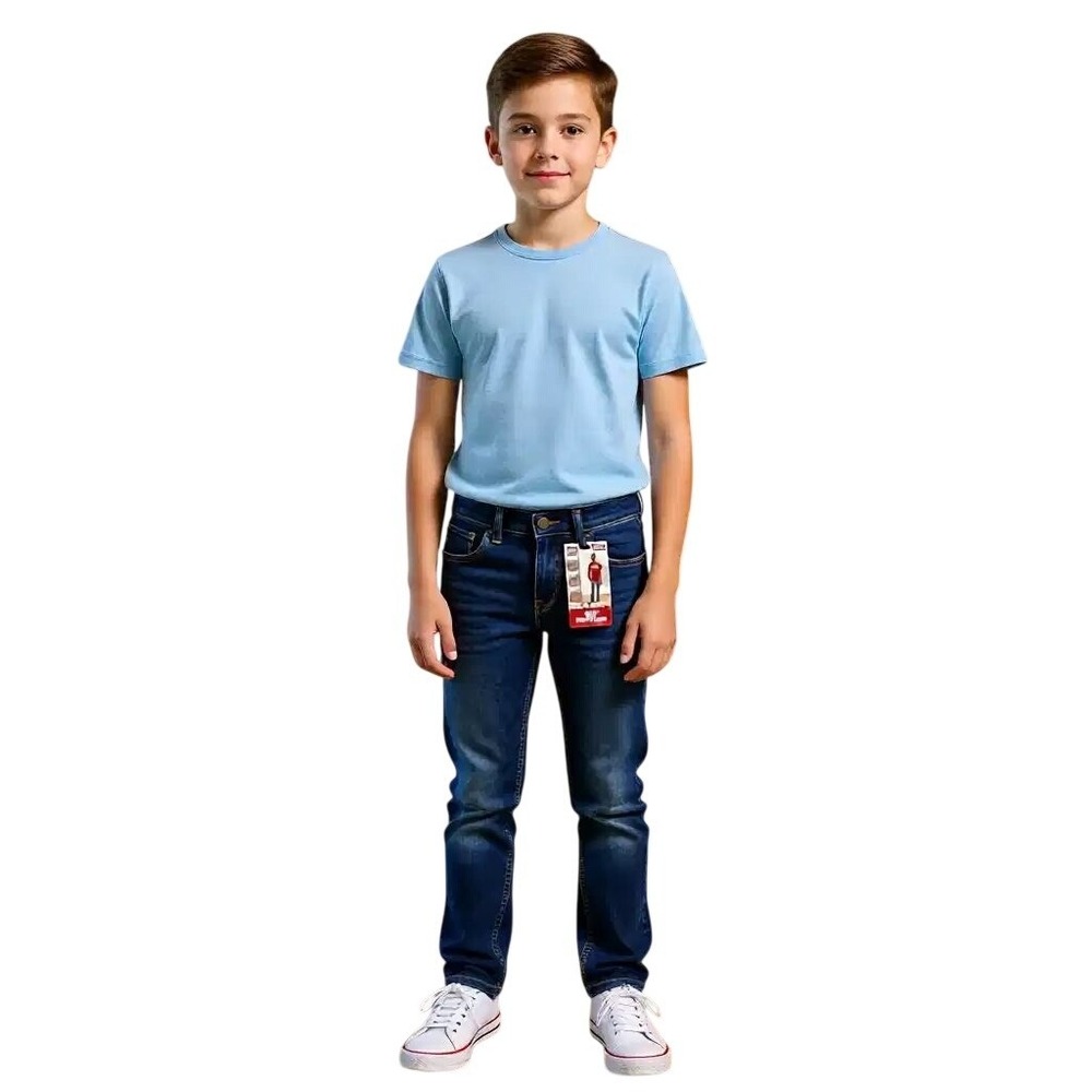 Levis 511 Slim Fit Boys Jeans Dark Wash Performance Stretch Adj Waist 12 NWT